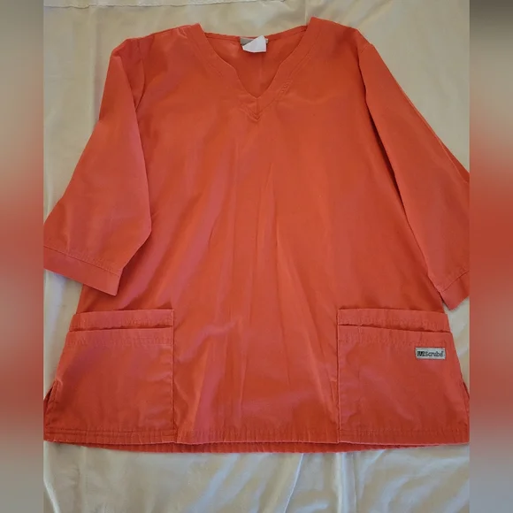 Uniform Advantage Large Orange Scrub Set. - Picture 5 of 7